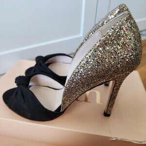 Faith Knot front, glitter back 3.5" High Heel